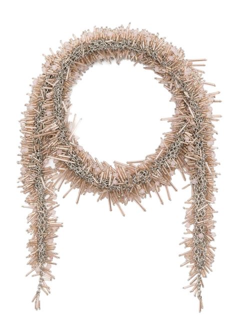 Collana con perline in grigio e rosa Dries van noten - donna DRIES VAN NOTEN | 242018233052305